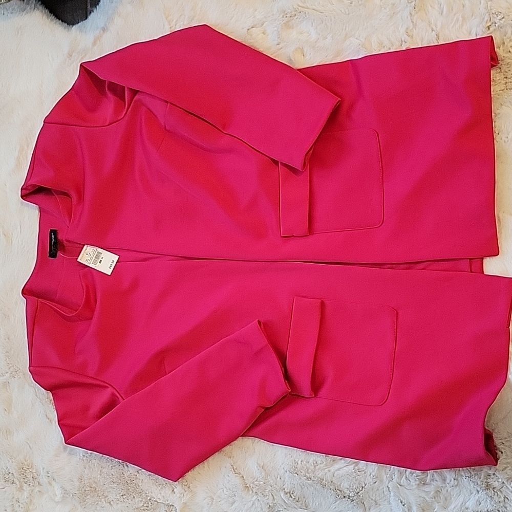 Ashley Stewart Plus-size Patch Pocket Blazer | sz 22 - 24